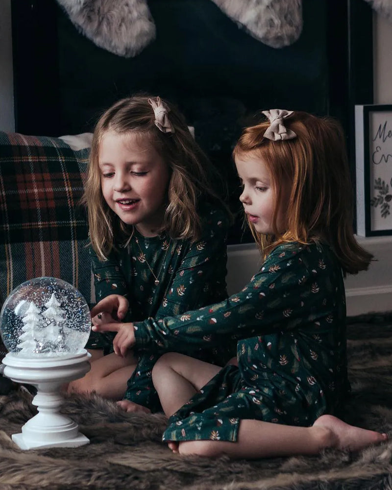 Greenery Comfort-Family Matching Christmas Pajamas