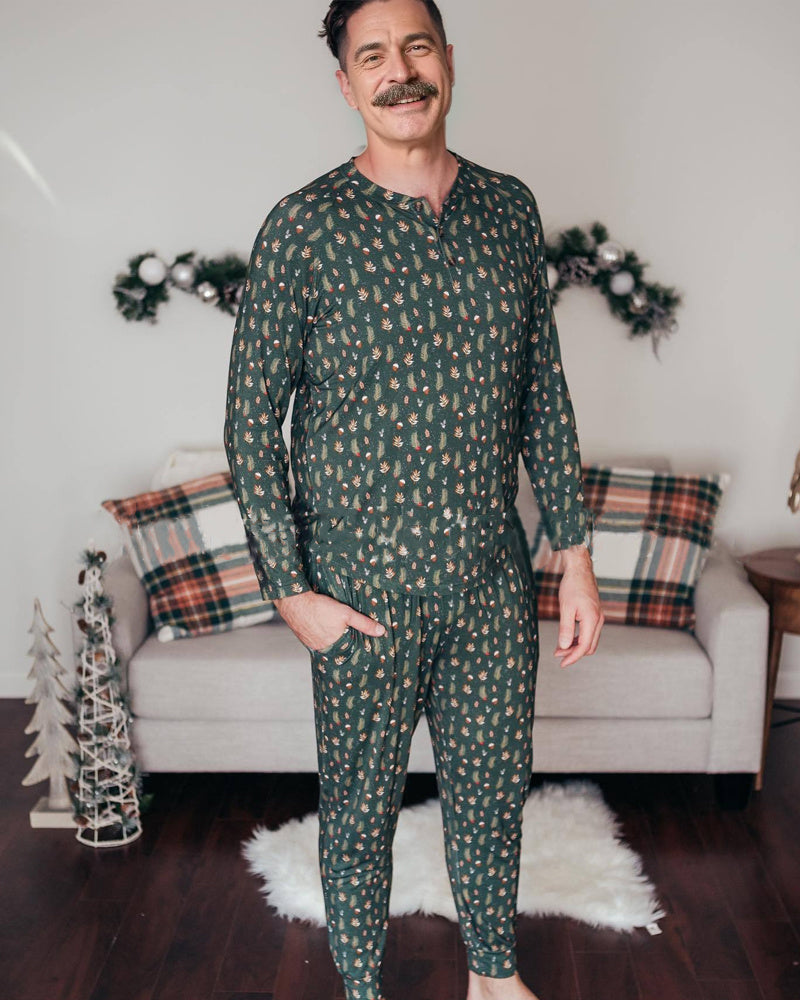 Greenery Comfort-Family Matching Christmas Pajamas