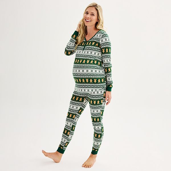 Gingerbread Joy-Family Matching Christmas Onesie Pajamas