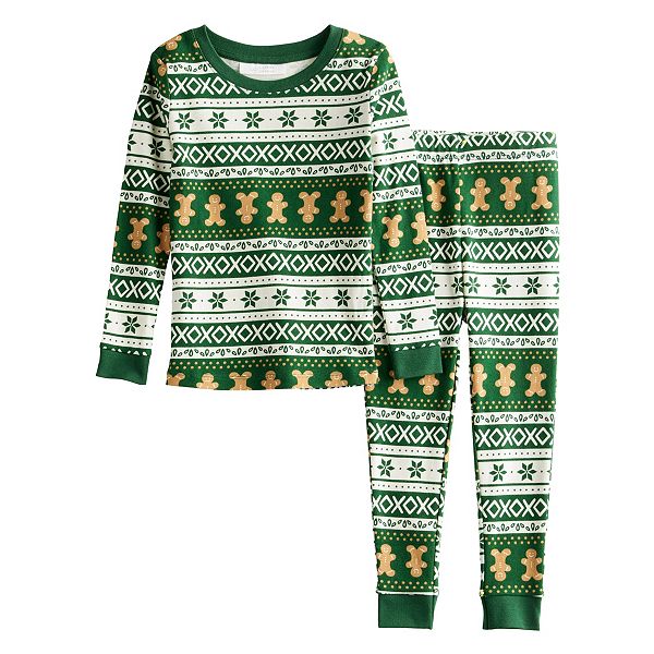 Gingerbread Joy-Family Matching Christmas Onesie Pajamas