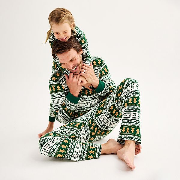 Gingerbread Joy-Family Matching Christmas Onesie Pajamas